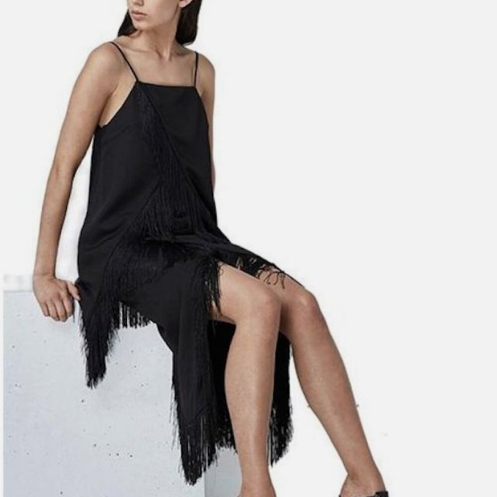 Finders Keepers Vertigo Long Fringe Tunic Tank Top